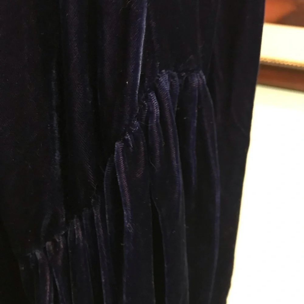 Blue Velvet Top
